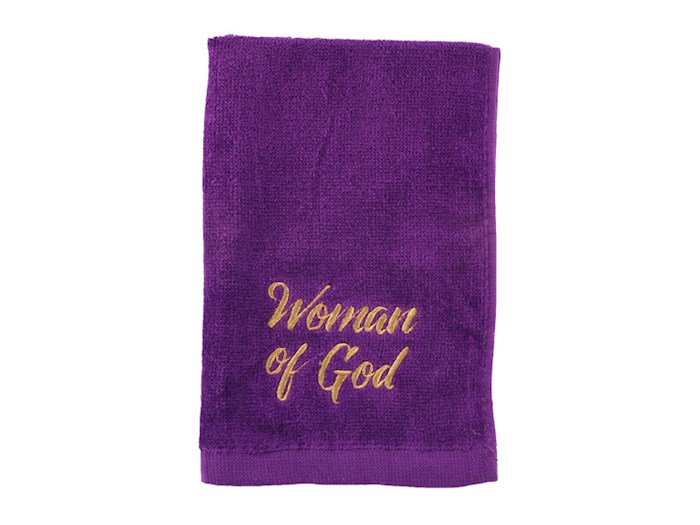 Towel: Woman Of God [Purple] - Swanson